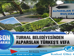 Turhal Belediyesinden Alparslan Türkeş’e vefa