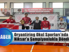 Oryantiring Okul Sporları’nda Niksar’a Şampiyonlukla Döndüler