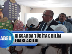 Niksar’da Tübitak Bilim Fuarı Açıldı