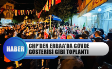 Chp’den Erbaa’da Gövde Gösterisi Gibi Toplantı